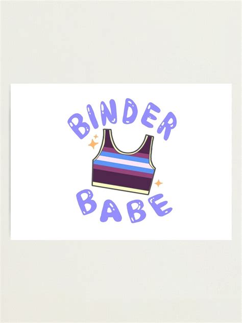 Lámina fotográfica Binder Babe Bandera de género no conforme versión