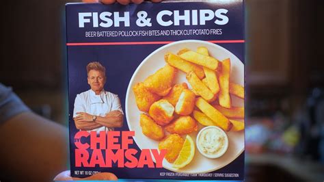 Chef Ramsay Fish Chips Frozen Meal Review Youtube