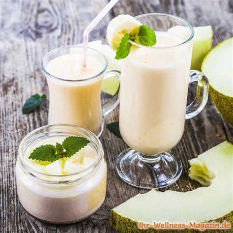 Quark Eiwei Shake Mit Melone Low Carb Eiwei Di T Rezept Zum Abnehmen