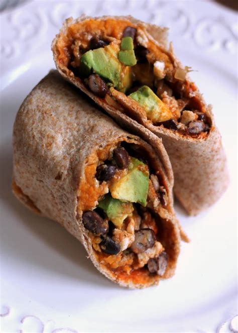 Sweet Potato Breakfast Burrito