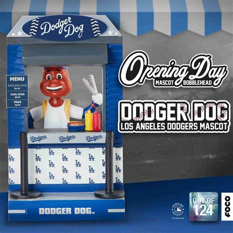 FOCO Releases Dodgers Opening Day Mascot Bobblehead Los Angeles