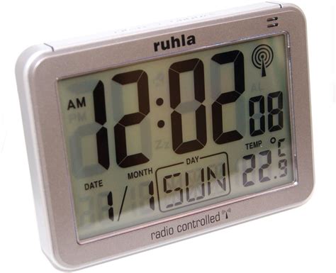 Garde Ruhla Uhren Ruhla Digitaler Funkwecker Rc Clock Amazon De