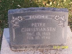 Peter Christiansen 1865 1946 Mémorial Find a Grave