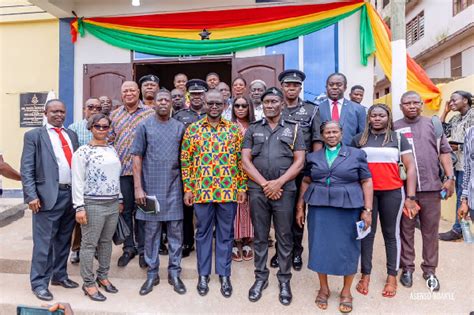 Bantama Asenso Boakye Hands Over New Police Station At Ahenbronum