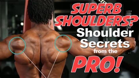 Shoulders Heres How The Pros Build Massive Shoulders Youtube