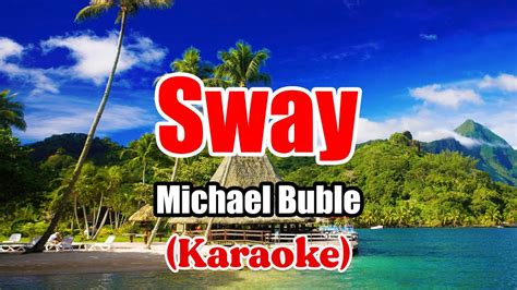 Sway Michael Buble Karaoke Youtube