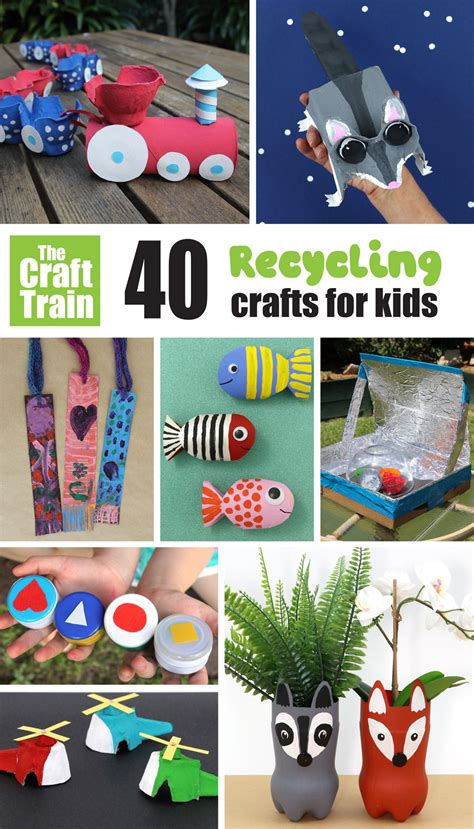 40 recycled crafts for kids – Artofit