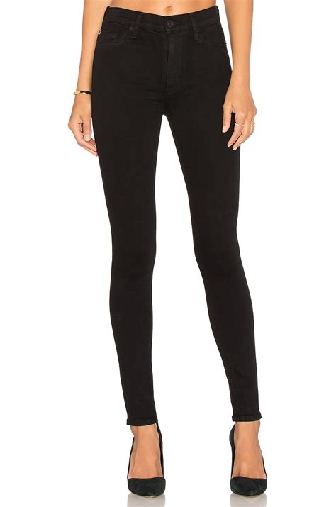 Hudson Jeans Barbara High Waist Super Skinny In Black Revolve