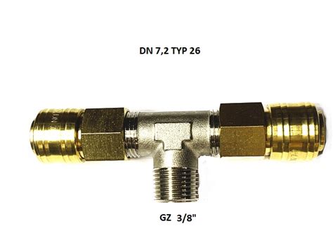 TrÓjnik Typu T 38 Gz RozgaŁĘŹnik Do Kompresora Pneumatyczny MosiĄdz 4038 • Cena Opinie