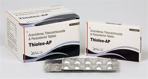 Thiocolchicoside Mg Aceclofenac Mg Paracetamol Mg Tablets