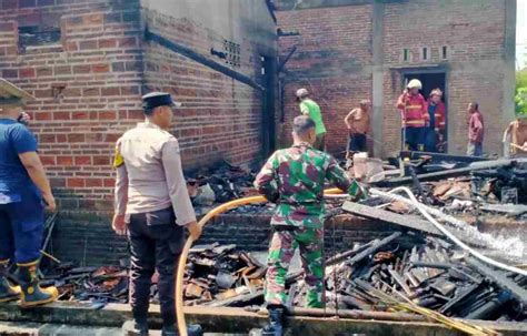 Tabung Gas Elpiji Meledak Rumah Nenek Di Tulungagung Ludes Terbakar