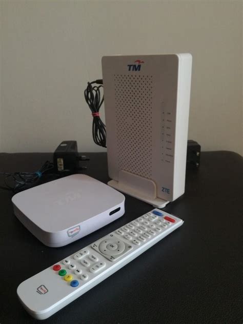 Unifi Complete Package Zte Modem Router And Hyptv Box With Remote