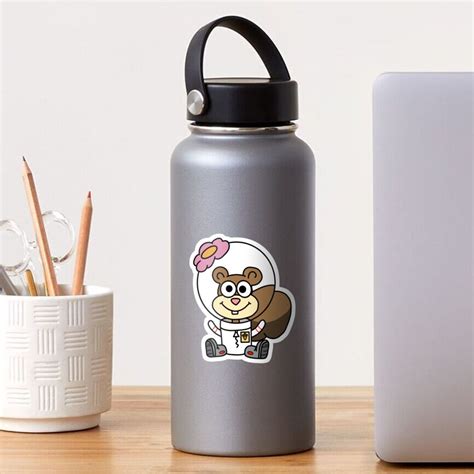 Baby Sandy Cheeks Sticker By Merpxd Redbubble