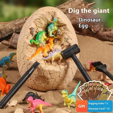 Ensemble de jeu pour enfants archéologie fossile de dinosaures