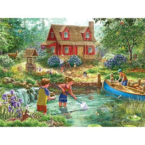 Bits And Pieces Large Piece Jigsaw Puzzle For Adults Summer