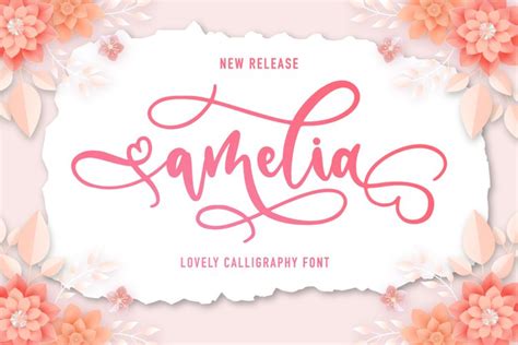 Amelia Lovely Calligraphy Font