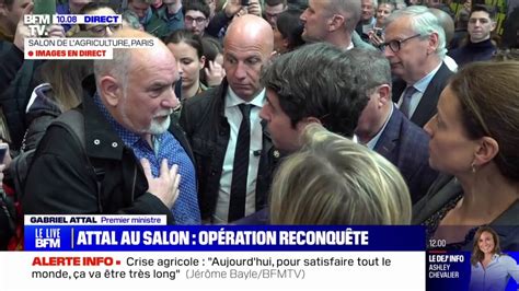 Gabriel Attal Au Salon De L Agriculture Samedi On A Vu Des Personnes