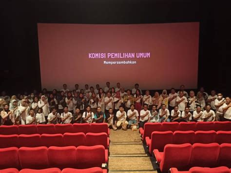 Gelar Nobar Film Kejarlah Janji KPU Lampung Sosialisasikan Nilai