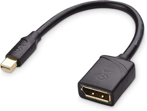 Cable Matters Adaptateur Mini Displayport Vers Displayport Mini Dp