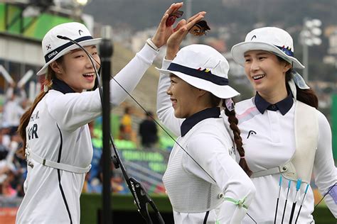 S Korea Wins Gold In Womens Archery Team The Official Website Of The Republic Of