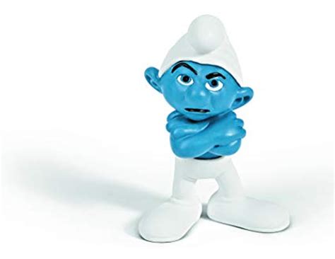 Schleich Grouchy Smurf Toy Figure