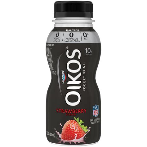 Dannon Oikos Non-Fat Strawberry Yogurt Drink - Shop Yogurt at H-E-B