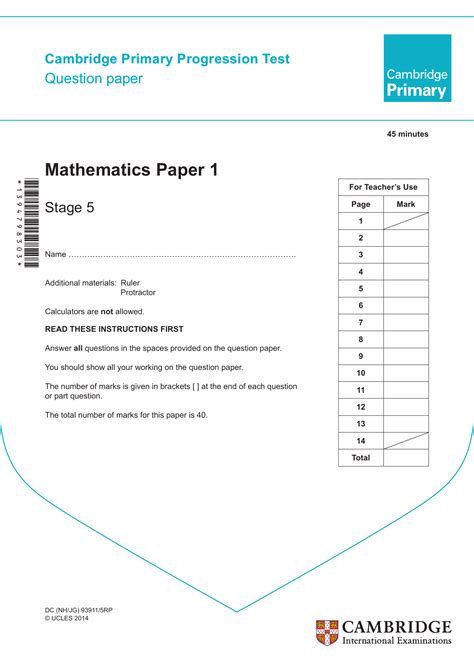 TUYỂN TẬP SÁCH ÔN THI CHECKPOINT Cambridge Primary 44 OFF