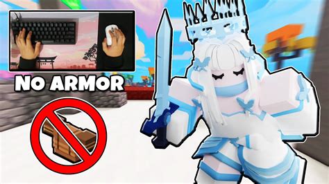 Playing Aery Kit With No Armor Until I Lose Roblox Bedwars Youtube