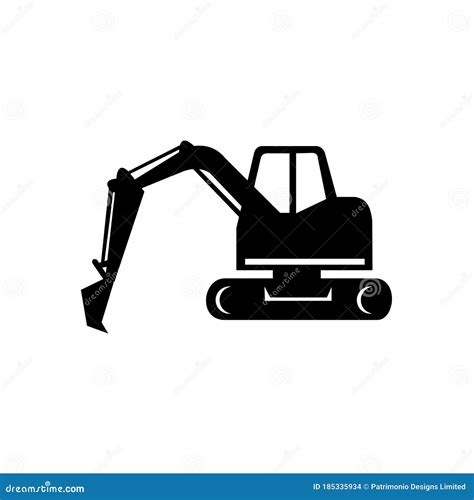 Mechanical Digger Front Loader Cartoon Vector | CartoonDealer.com #11950151