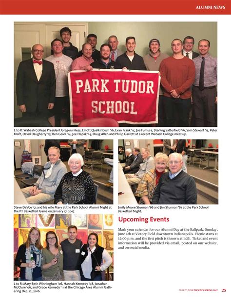 Park Tudor Phoenix Spring 2017 by Park Tudor School - Issuu