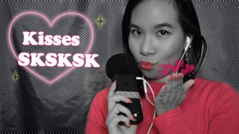 ASMR VALENTINE S KISSES SKSK Mouth Sounds Whispers Ear To Ear