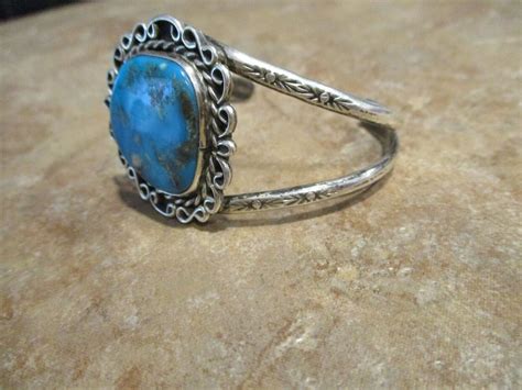 Gorgeous Gem Vintage Navajo Sterling Silver More Gem