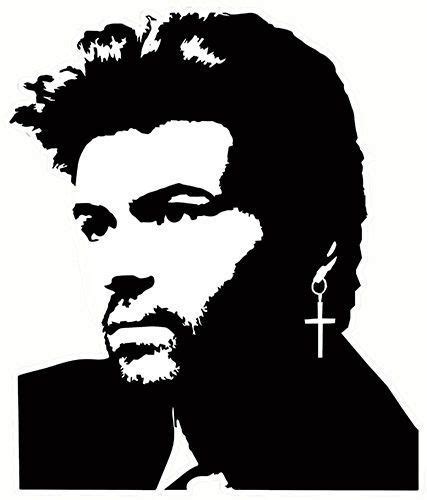 George Michaels FREE SVG George Michael Silhouette Art Black And