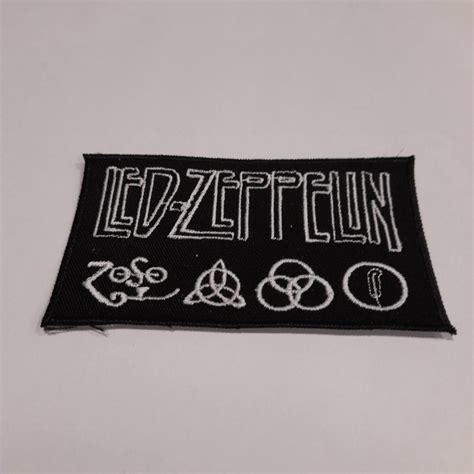 Led Zeppelin Led Zeppelin Patch Patch Patches Woven Etsy