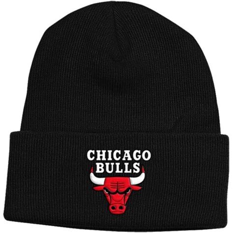 Adidas Chicago Bulls Cuffed Knit Beanie Black Nba Store