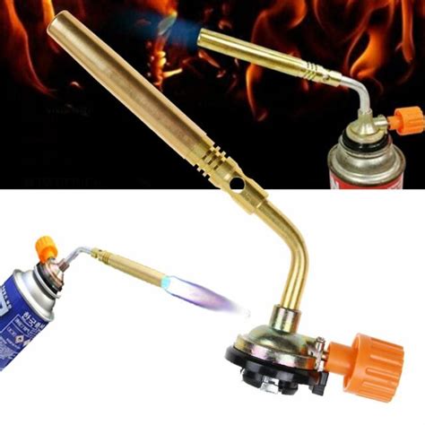 Flamethrower Burner Butane Gas Blow Torch Hand Ignition Camping Welding Bbq Tool For Sale Online