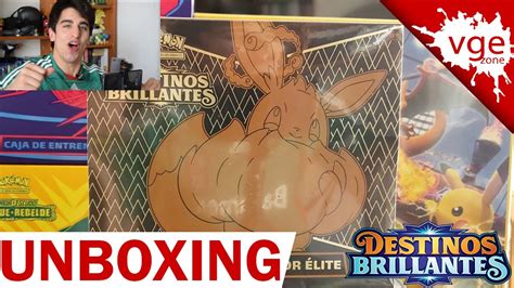 Unboxing Pokémon TCG Destinos Brillantes Shining Fates YouTube