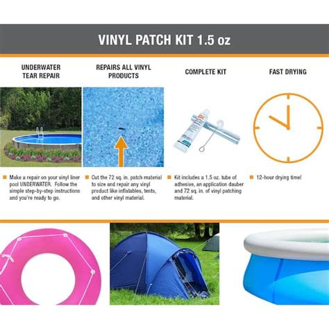 Swimming Pool Vinyl Repair Kit