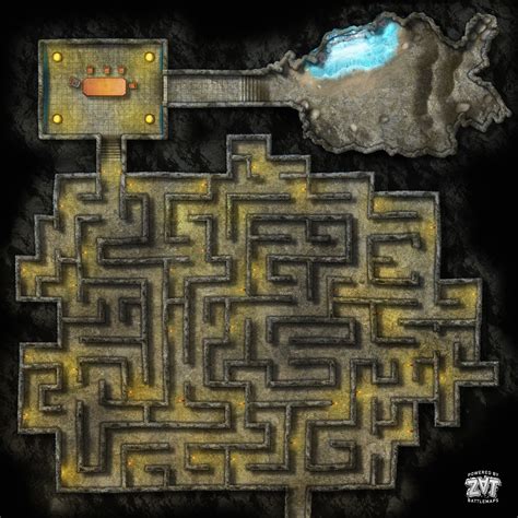 Copper Dragon Lair Battle Map Tabletop Rpg Maps Dungeons And Dragons