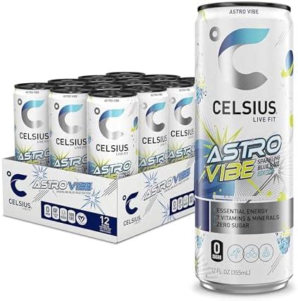 Celsius Sparkling Astro Vibe Functional Essential Energy Drink Fl