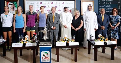 Womens Draw Ceremony At The Dubai Duty Free Tennis Championships