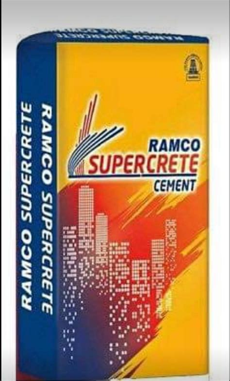 Ramco Cement Opc Grade Packaging Type Pp Sack Bag Packaging Size