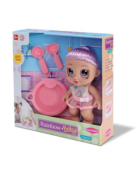 Rainbow Baby Papinha Bambola Brinquedos