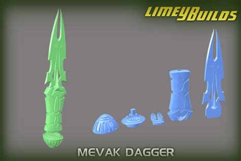 Klingon Mevak Dagger 3D model 3D printable | CGTrader