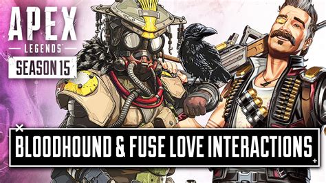 NEW Bloodhound And Fuse Romantic Interactions Apex Legends Season