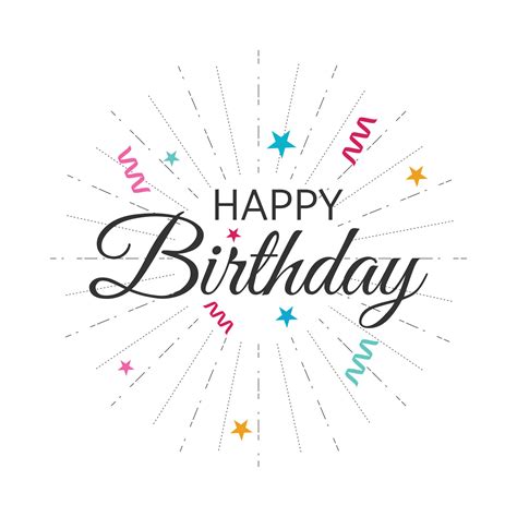 Calligraphy Lettering Happy Birthday Greeting Card And Banner Vector Design 12676494 Vector Art