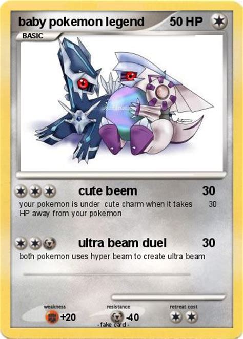 Pokémon baby pokemon legend - cute beem - My Pokemon Card