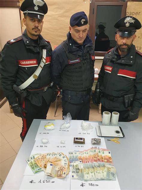 Doppia Operazione Antidroga Dei Carabinieri Un Arresto Due Denunce E