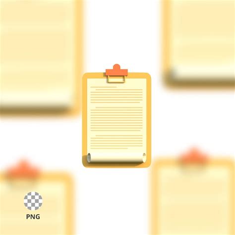 Premium Psd 3d Icon Note