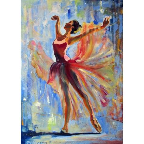 Peinture Numero Adulte Danseuse De Ballet Numero D Art Peinture Enfant